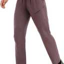 baleaf Men's Hiking Pants Ripstop Lightweight Cargo Waterproof Travel Pants Quick Dry with Zip Pockets UPF 50+ Work (XX-Large, Dark Brown)