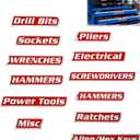 12 Pack of Magnetic Toolbox Labels, 2026 New Upgrade High Magnetic Toolbox Labels, General Tool Box Organize Accessories, Reusable Tags for Steel Toolboxes (Red)