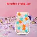 50Pcs Stars Magnetic Reward Jar Classroom, Star Reward Jar Personalized Reward Jar Reward Jars for Kids Behavior Management Classroom Tools