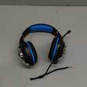 Gaming Headset for PC, Ps5, Switch, Mobile, Gaming Headphones for Nintendo with Noise Canceling Mic, Deep Bass Stereo Sound (Black Blue)