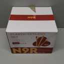 N9R 500PCS Gold Plastic Silverware - Gold Plastic Cutlery Set Disposable Flatware Dinnerware -200 Forks, 150 Spoons, 150 Knives for Party, Birthday, Wedding Utensils