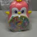 Vahome Musical Penguin Educational Toys for 1,2 Year Old Girl Gifts, Learning Toy for Toddlers 1-3 Yr with 5-Theme Pages, Lights & Music, First Birthday Gift for 1-2 Year Old 12-18 Month Age (Pink)