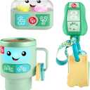 Fisher-Price Baby Toys Laugh & Learn Ready to Go Gift Set, 3 Electronic Learning Activities for Toddler Pretend Play Kids Ages 6+ Months