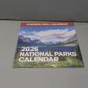 2026 National Parks Wall Calendar | Beautiful Outdoor Nature Landscapes Calendar of US State Parks Scenery for 2026, Great Calendar Stocking Stuffer Gift for Men or Women