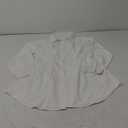 Sexy Mini Shirt Dress for Women - Casual Button Down Blouse Long Sleeve V Neck Belted Shirts Blouse Top Short Dress M