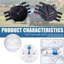 Ignition Distributor Cap and Rotor Kit Compatible with GMC Trucks V6 4.3L Vortec DR475 DR331 D465 D328A DR475T 10452457 10452458