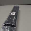 3 x Goowin Spring Rods, 5/8" Diameter, No Drilling, Expandable (12-20 in), Black, 3 Pack for Closet, Cupboard, Hanging Clothes