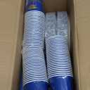 700pcs Class of 2026 Graduation Plates and Napkins Set, Disposable Paper Plate Set Polka Dots Napkins Cups Knife Fork Spoon for Graduation Party Decorations and Supplies,Serve 100 (Blue Gold
