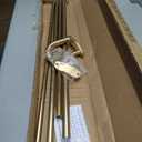 Double Curtain Rods Warm Gold,Room Darkening Drapery Rod for 28-48 Inches,Adjustable 3/4 Inches Front and 5/8 Inches Back Quality Metal Rod for Window,Wrap Around Design