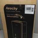 4500 Sq.Ft Most Efficient Energy Star 2025 Dehumidifier,AEOCKY Max 80 Pint/D(Standard 56Pint/D) Smart Compressor Dehumidifier with Drain Hose, Intelligent Humidistat,for Basement,Bedroom,Home,Bathroom (White)
