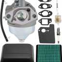 GCV190 Carburetor for Honda GCV190A GCV190LA Lawn Mower HRX217 HRB217 Carburetor Engine Replace 16100-Z0Y-813 Carb with Air Filter Gasket Tune Up Kit