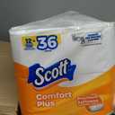 Scott ComfortPlus Toilet Paper, 48 Triple Rolls, 231 Sheets per Roll, Septic-Safe, 1-Ply Toilet Tissue