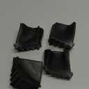 Cabilock 4pcs Ladder Foot Cover Werner Step Ladder Step Feet Covers Trampoline Folding Foot Extension Parts Leg Covers Rubber Mask Square