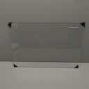 SSWBasics Tempered Glass Shelf - 14"W x 24"L x 3/16" - Set of 2