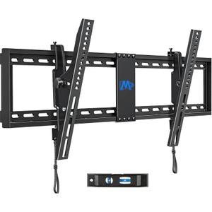 Mounting Dream Tilting TV Wall Mount for 42-86" TV with Level Adjustment, Fits 16", 18", 24" Studs Easy TV Centering, Max VESA 800x400mm, 120 LBS Loading, MD2263-XLK