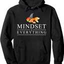 Mindest Is Everything - Motivational Quote Inspiration Pullover Hoodie (2XL, Black)