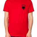 Albania Albanian Flag Shqipe Kosova Flamuri Kuq e zi T-Shirt XL