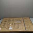 Cumbor 36" Extra Tall Baby Gate for Stairs, 29.7-40.6"(Extensions Included) Wide Dog Gate for Doorways, Pressure Mounted Auto-Close Pets Gates for Dogs Indoor, Durable Safety Child Gate, White