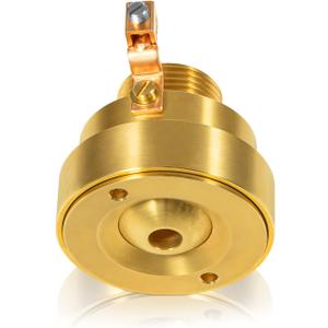 Swimming Pool Spa Brass Deck Jet Fountain Crown Nozzle with Grounding Lug,Suitable for All Kinds of Swimming Pools and Fountains