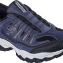 Skechers - Mens Slip-Ins: After Burn M. Fit - Ridgeburn Slip On Shoes, Color Navy/Gray, Size: 12 XW US