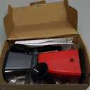 LHS Manual Meat Grinder with Stainless Steel Blades Heavy Duty Powerful Suction Base for Home Use Fast and Effortless for All Meats-Red