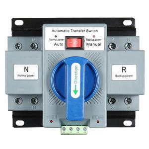 JONASC AC110V 63A 2P Automatic Transfer Switch Solar ATS Generator Dual Power Changeover Switch 50Hz/60Hz