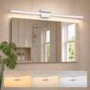 L LOHAS LED Bathroom Vanity Light Bar Over Mirror Modern Nickel 3CCT 48In