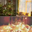 2 Pack 22.6ft 66 Led Battery Powered String Lights, IP65 Waterproof 8 Modes Twinkle Fairy Lights with Timer for Bedroom, Garden, Party, Christmas Tree Indoor Outdoor DecorationsWarm White