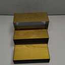 Purse Display Stand Set of 3, Gold Stainless Steel Handbag Holders, Heavy Duty Metal Riser Stands for Wallets, Bags, Shoes, Perfume, Jewelry  Boutique & Retail Countertop Display