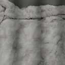 Touchat Ruched Faux Rabbit Fur Throw Blanket, 700 GSM Luxury Dual-Sided Soft Cozy Blanket, Fuzzy Fluffy Plush Blanket for Bed, Couch and Sofa - 50"x60", Tie-dye Gray