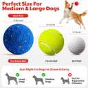 Interactive Dog Ball for Medium & Large Dogs, Automatic Moving Dog Toy with Motion Activation, USB Rechargeable Self Rolling Ball for Boredom Relief, Indoor Exercise & Independent Play