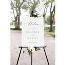 Elegant Minimalist Wedding Welcome Sign - Large, Perfect for Your Special Day