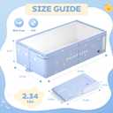 Collapsible Baby Bathtub-for Newborn Infants Toddlers 0-8 Years-Home Indoor Outdoor Travel RV Hotel Use-Baby Bathing Toddler Shower Kids Pool-No Assembly Space Saving Foldable Portable Easy to Clean
