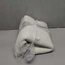 VIPOSCO Large Laundry Hamper, Tall Woven Rope Storage Basket for Blanket, Toys, Dirty Clothes in Living Room, Bathroom, Bedroom - 72L White