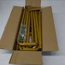 Wedding Welcome Sign Holder, 68x31x 20 Welcome to Our Wedding Sign Adjustable Display Stand with 4 Leather Sign Hanging Straps,Gold Easel Stand Personalized for Baby Bridal Shower Sign