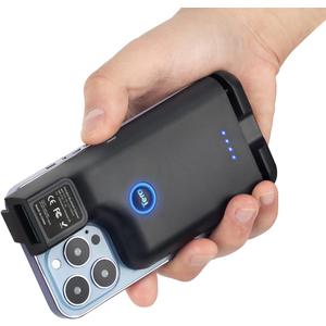 Tera Wireless 1D 2D QR Barcode Scanner Portable Back Clip 3 in 1 2.4GHz Wireless & USB Wired & Compatible with Bluetooth Mini Pocket Bar Code Reader for Smartphones Android Mac OS Windows 0013 (Black)