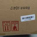 TRIROCKS Set of 2 Small Round Vintage Candle Lanterns 7.5" H Decorative Hanging Candle Holders for Indoor Tables Parities Weddings Patio and Garden (White, Hollow Retro Pattern)