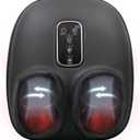 Homedics Shiatsu Foot Massager with Heat, Air Compression & Vibration, 3 Intensity Levels, Toe-Touch Controls, Removable Washable Inserts