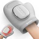 COMFIER Cordless Hand Massager for Arthritis and Carpal Tunnel, Updated Bigger Electric Hand Massager with Heat and Compression,Wrist, Finger Massage,Gifts for Women,Men