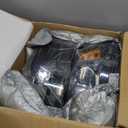 Headlights fit 09-18 Dodge Ram 1500/10-18 Dodge Ram 2500 3500 4500 5500 (Only Fit Factory Quad Style Halogen Headlamp) Black Housing Amber Reflector