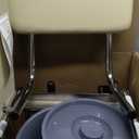 Medline Drop Arm Commode with Padded Seat and Backrest, Durable Toilet Chair for Adults and Seniors, Removable Pail, Splash Guard, Drop Down Arms for Easy Transfer, 350 lb. Weight Capacity, Tan