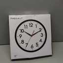 AKCISOT 12 Inch Wall Clock Silent Non-Ticking Modern Wall Clocks Battery Operated - Analog Classic Clock for Office, Home, Bathroom, Kitchen, Bedroom, School, Living Room(Black)