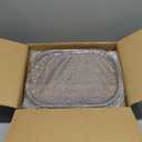 Eansstofars 360° Swivel TV Dinner Tray Table for Living Room and Bedroom, Adjustable Height C Shaped End Table for Couch, Couch Tables That Slide Under, C Shaped Side Table for Sofa, Bed,Snack