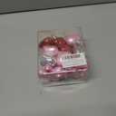 16pcs Valentines Day Decorations Heart Ornaments for Tree Romantic Hanging Ornaments for Christmas Tree Bear Heart Shaped Valentines Decor for Wedding Xmas Valentine Anniversary