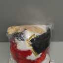 Santa Costume Suit for Men Adults with Fake Belly Pouch,11PCS Claus Set Deluxe Velvet Professional Christmas Suits Red (Large)