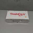 PANDANINJIA Girls Dress Shoes Ballet Flats Mary Jane Elastic Cross Strap Little Big Kid Low Heels Flower Girl Shoes (Ivory)