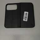 SHIELDON 2-in-1 Genuine Leather Wallet Case for iPhone 17 Pro Max 6.9" 2025 | Detachable, Wireless Charging, Flip Magnetic Closure, Kickstand, RFID Blocking Card Slot, Shockproof Cover - Nappa Black