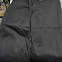 Amazon Essentials Women's Women's Low Stretch High-Rise Wide Leg Crop Jean, Black, 12
