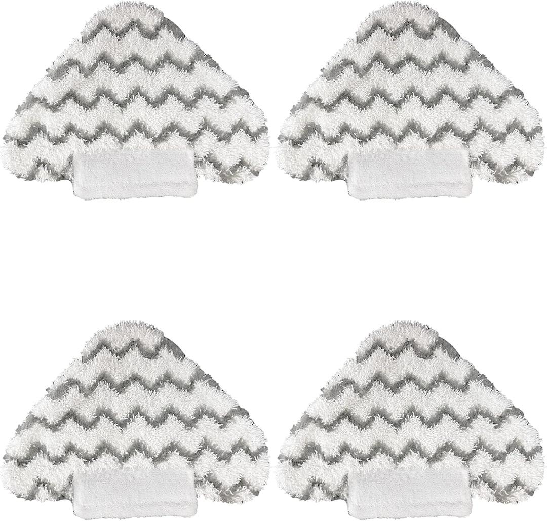 4 Pack Steaming Mop Replacement Pads Triangle for Shark Lift-Away Genius S3973 S3973D S5003D S6001 S6002 3973WM S5002 Steam Pocket Mop Series