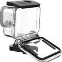 TELESIN Waterproof Housing Case for GoPro Hero 11 Hero 10 Hero 9 Underwater Diving Transparent Protective Cover Shell with Quick Release Mount